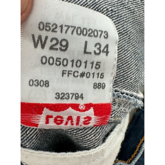 Vintage 90's Women's Levi's‎ 501  Denim Jean Shorts Size 29  made in Mexico - Picture 9 of 9